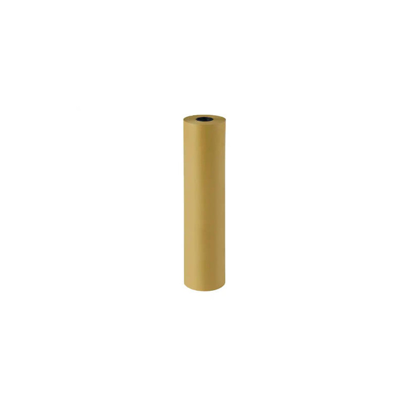 PAPEL KRAFT LIDERPAPEL MARRON BOBINA ANCHO 62 CM LONGITUD 161 M GRAMAJE 70 G PESO 7 KG
