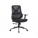 SILLA DE OFICINA ARCHIVO 2000 VESPA MECANISMO SINCRO RESPALDO MALLA Y ASIENTO TRASLACK NEGRO