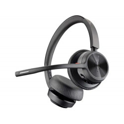 AURICULARES POLY INALAMBRICO VOYAGER 4320 STEREO USB-A BT700 + ADAPTADOR BT700A +SOPORTE DE CARGA