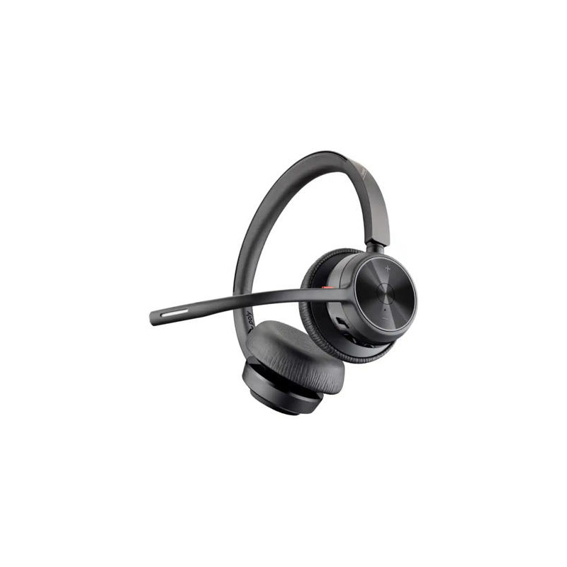 AURICULARES POLY INALAMBRICO VOYAGER 4320 STEREO USB-A BT700 + ADAPTADOR BT700A +SOPORTE DE CARGA