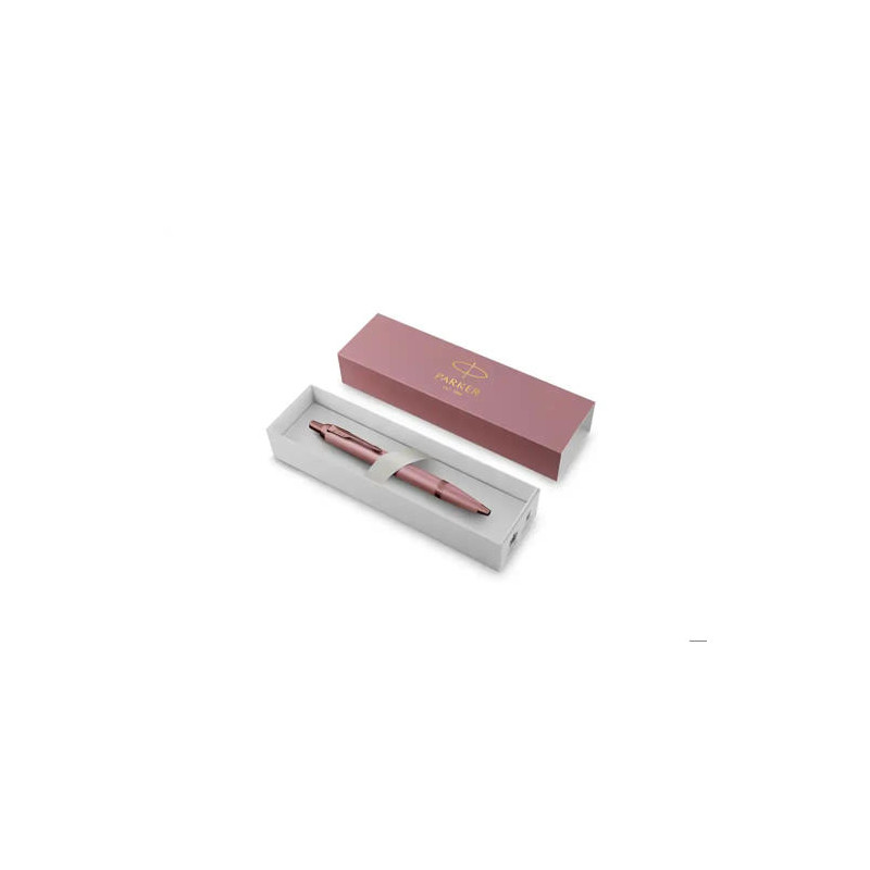 BOLIGRAFO PARKER IM POINTE MOYENNE MAUVE ROSA/COBRE