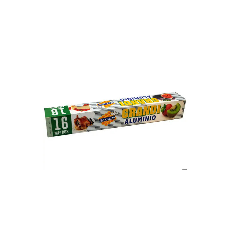 PAPEL ALUMINIO GRANDI ROLLO 30 CM X 16 M