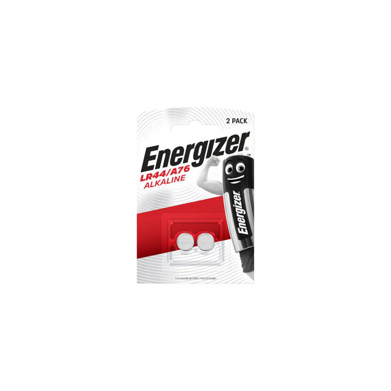 PILA ENERGIZER ALCALINA LR44 BLISTER DE 2 UNIDADES