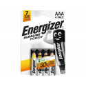 PILA ENERGIZER ALCALINA POWER AAA BLISTER DE 4 UNIDAD