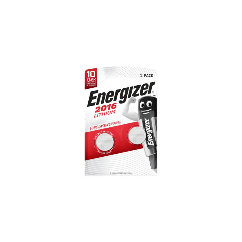 PILA ENERGIZER LITIO BOTON 2016 BLISTER DE 2 UNIDADES