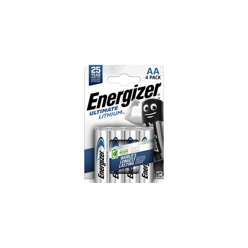 PILA ENERGIZER LITIO ULTIMATE AA BLISTER DE 4 UNIDAD