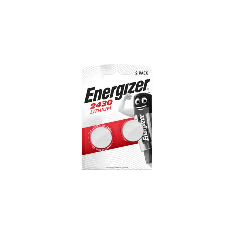 PILA ENERGIZER LITIO BOTON 2430 BLISTER DE 2 UNIDADES