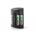 CARGADOR DE PILAS RECARGABLES ENERGIZER PRO INCLUYE 4 PILAS AA 2000 MAH