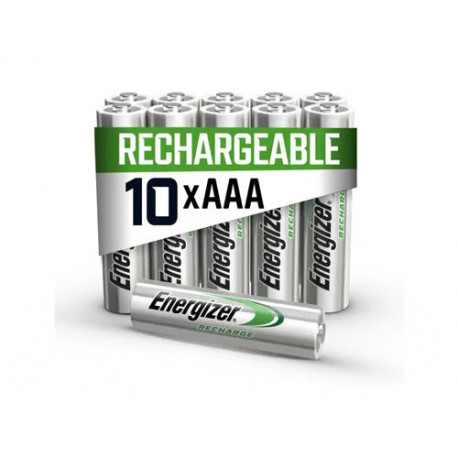 PILA ENERGIZER RECARGABLE POWER PLUS AAA BLISTER DE 10 UNIDADES