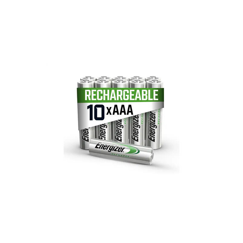 PILA ENERGIZER RECARGABLE POWER PLUS AAA BLISTER DE 10 UNIDADES