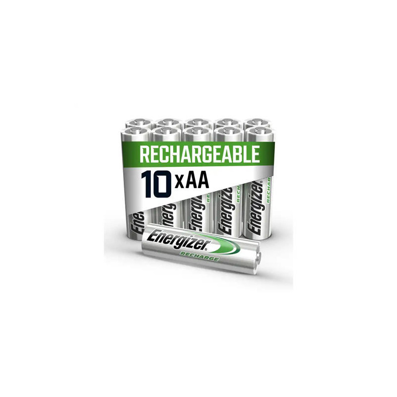 PILA ENERGIZER RECARGABLE POWER PLUS AA BLISTER DE 10 UNIDADES