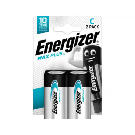 PILA ENERGIZER ALCALINA MAX PLUS C BLISTER DE 2 UNIDADES