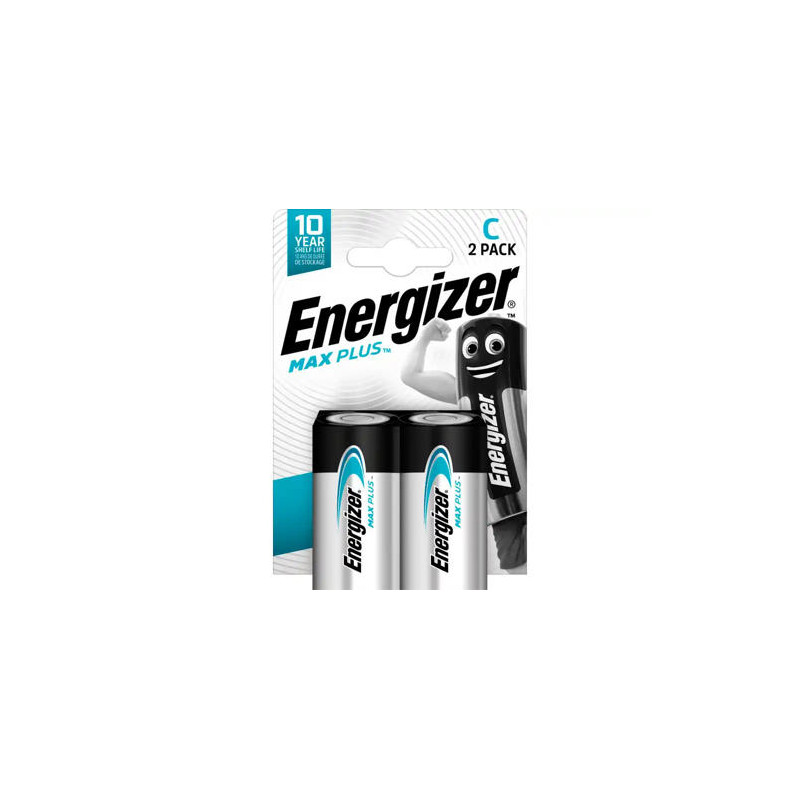 PILA ENERGIZER ALCALINA MAX PLUS C BLISTER DE 2 UNIDADES