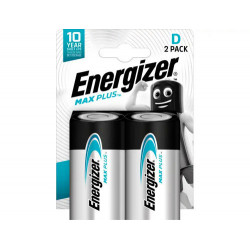 PILA ENERGIZER ALCALINA MAX PLUS D BLISTER DE 2 UNIDADES