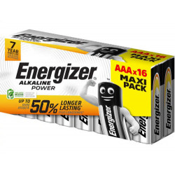 PILA ENERGIZER ALCALINA POWER AAA BLISTER DE 16 UNIDADES
