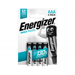 PILA ENERGIZER ALCALINA MAX PLUS AAA BLISTER DE 4 UNIDADES