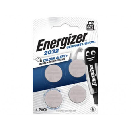 PILA ENERGIZER LITIO BOTON ULTIMATE 2032 BLISTER DE 4 UNIDADES