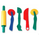 INSTRUMENTOS DE MODELAR MINILAND PARA PASTA BLANDA 22 CM SET DE 5 PIEZAS