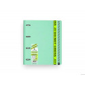 CARPETA CARCHIVO CARPEBLOCK 360 DO NOT CROSS A4 POLYFOAM 4 ANILLAS 35 MM CON RECAMBIO 100 H CUADRO 