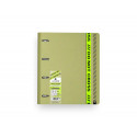CARPETA CARCHIVO CARPEBLOCK 360 DO NOT CROSS A4 POLYFOAM 4 ANILLAS 35 MM CON RECAMBIO 100 H CUADRO 