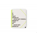CARPETA CARCHIVO ARCHIVEX DO NOT CROSS A4 POLIPROPILENO ESCAPARATE CON ESPIRAL 40 FUNDAS GRIS