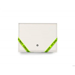 CARPETA CARCHIVO DO NOT CROSS FOLIO CLASIFICADORA 13 DEPARTAMENTOS CON GOMAS POLYFOAM GRIS