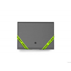 CARPETA CARCHIVO DO NOT CROSS FOLIO CLASIFICADORA 13 DEPARTAMENTOS CON GOMAS POLYFOAM NEGRO CARBON