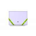 CARPETA CARCHIVO DO NOT CROSS FOLIO CLASIFICADORA 13 DEPARTAMENTOS CON GOMAS POLYFOAM MALVA
