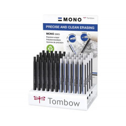 PORTAGOMAS TOMBOW MONO ZERO EXPOSITOR DE 48 UNIDADES SURTIDAS