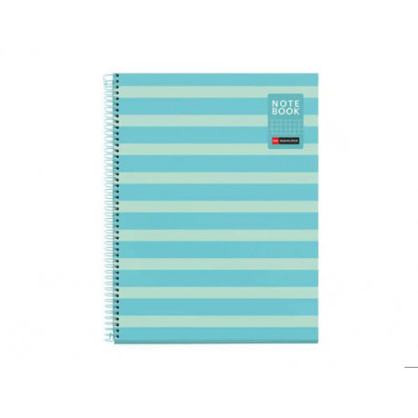 CUADERNO ESPIRAL MIQUELRIUS BETWEEN THE LINES NOTEBOOK 1 A4 TAPA EXTRADURA 80 HOJAS CUADRO 5 MM 90 G