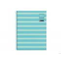 CUADERNO ESPIRAL MIQUELRIUS BETWEEN THE LINES NOTEBOOK 1 A4 TAPA EXTRADURA 80 HOJAS CUADRO 5 MM 90 G