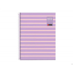 CUADERNO ESPIRAL MIQUELRIUS BETWEEN THE LINES NOTEBOOK 1 A4 TAPA EXTRADURA 80 HOJAS CUADRO 5 MM 90 G