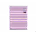 CUADERNO ESPIRAL MIQUELRIUS BETWEEN THE LINES NOTEBOOK 1 A4 TAPA EXTRADURA 80 HOJAS CUADRO 5 MM 90 G