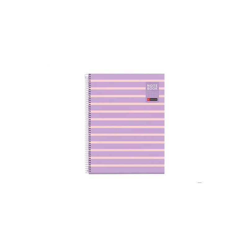 CUADERNO ESPIRAL MIQUELRIUS BETWEEN THE LINES NOTEBOOK 1 A4 TAPA EXTRADURA 80 HOJAS CUADRO 5 MM 90 G