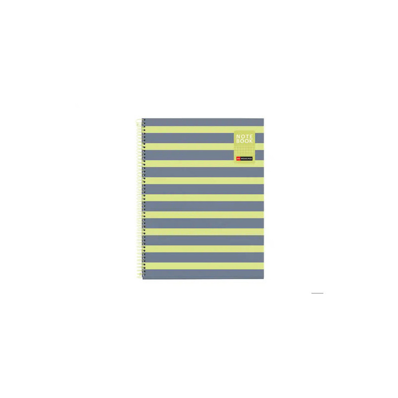 CUADERNO ESPIRAL MIQUELRIUS BETWEEN THE LINES NOTEBOOK 1 A4 TAPA EXTRADURA 80 HOJAS CUADRO 5 MM 90 G