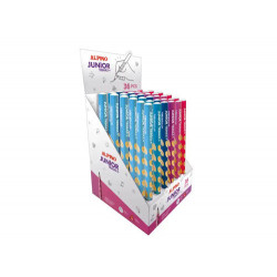 LAPICES DE GRAFITO ALPINO JUNIOR TRIMAX+ EXPOSITOR DE 36 UNIDADES