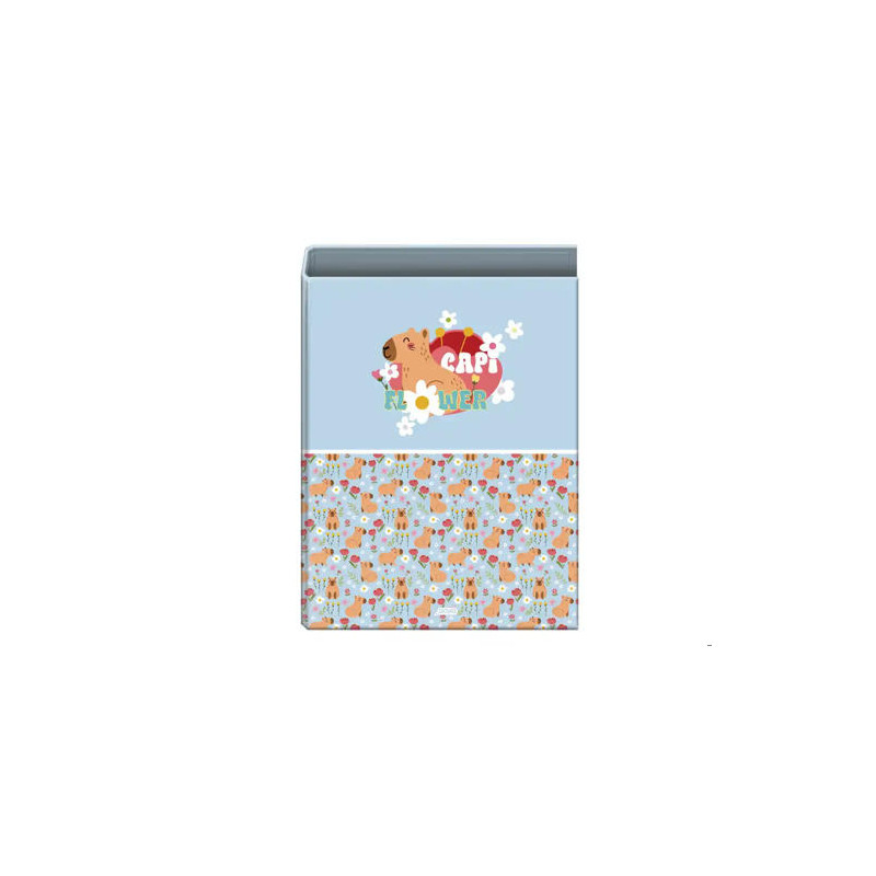 CARPETA 4 ANILLAS 40 MM DOHE FOLIO CARTON FORRADO CAPI FLOWER