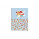 CUADERNO ESPIRAL DOHE A4 TAPA FORRADA 100 HOJAS 90 G CUADRO 5 MM CAPI FLOWER