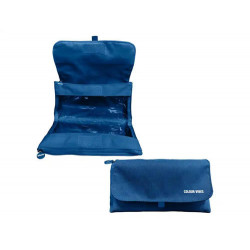 ESTUCHE PORTATODO DOHE VIBES DOBLE CREMALLERA CON SOLAPA AZUL 120X170X35 MM