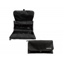ESTUCHE PORTATODO DOHE VIBES DOBLE CREMALLERA CON SOLAPA NEGRO 220X110X65 MM