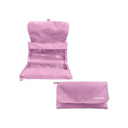 ESTUCHE PORTATODO DOHE VIBES DOBLE CREMALLERA CON SOLAPA ROSA 220X110X65 MM