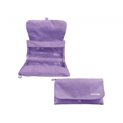 ESTUCHE PORTATODO DOHE VIBES DOBLE CREMALLERA CON SOLAPA MORADO 220X110X65 MM