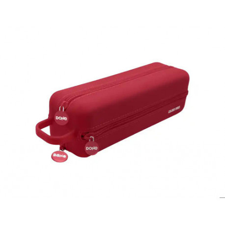 ESTUCHE PORTATODO DOHE VIBES SILICONA CUATRO CREMALLERAS 200X60 MM