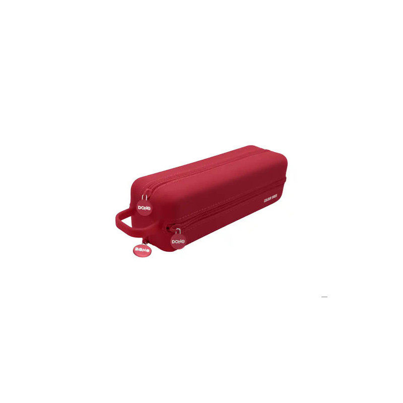 ESTUCHE PORTATODO DOHE VIBES SILICONA CUATRO CREMALLERAS 200X60 MM
