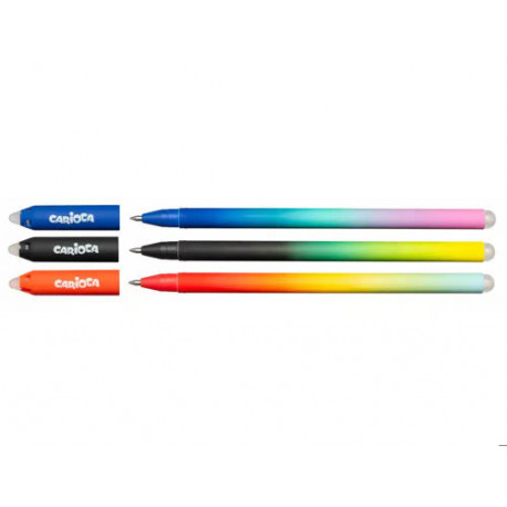 BOLIGRAFO CARIOCA BORRABLE OOPS PUNTA 0,7 MM COLORES SURTIDOS