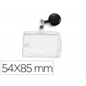 IDENTIFICADOR Q-CONNECT CON CORDON EXTENSIBLE USO VERTICAL/HORIZONTAL 54X85 MM