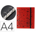 CARPETA 4 ANILLAS 40 MM MIXTAS MARIOLA POLYFOAM DIN A4 SIN RECAMBIO HOLA