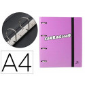 CARPETA 4 ANILLAS 40 MM MIXTAS MARIOLA POLYFOAM DIN A4 SIN RECAMBIO PALABRAS