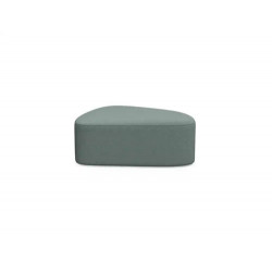 MODULO ROCADA VOLGA-A BASICO TRIANGULAR SIN RESPALDO TAPIZADO GRIS 91X69X39 CM