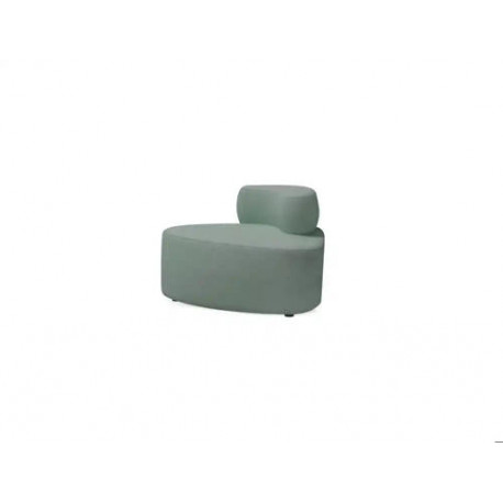 MODULO ROCADA VOLGA-B TRIANGULAR RESPALDO TOTAL TAPIZADO GRIS 115X85X62 CM